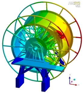 Structural Analysis of New Offloading Reel Design for FPSO Vessels (Courtesy: ContiTech Beattie Ltd.)
